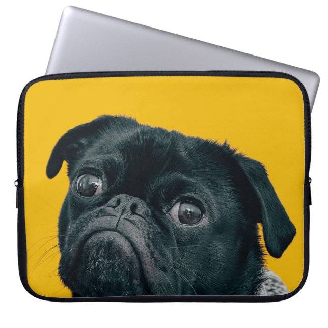 Funda Para Portátil perro amarillo (Frente)