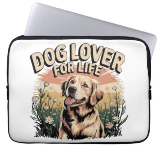 Funda Para Portátil "Perro Amor Por La Vida"