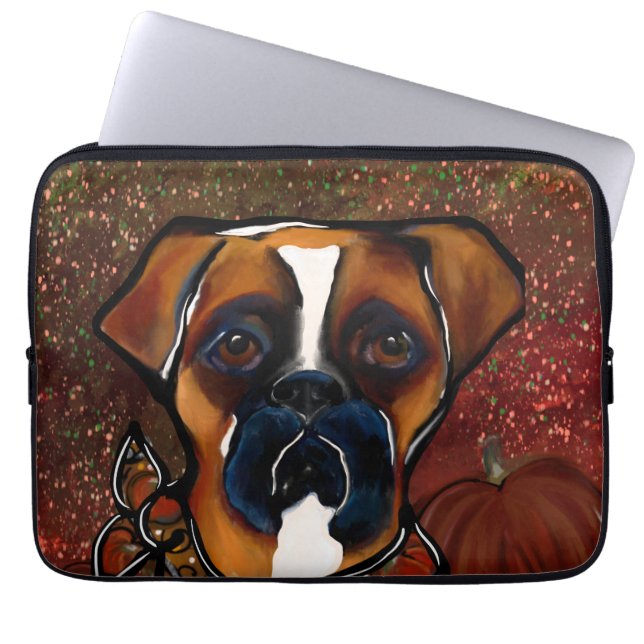 Funda Para Portátil Perro Boxer (Frente)