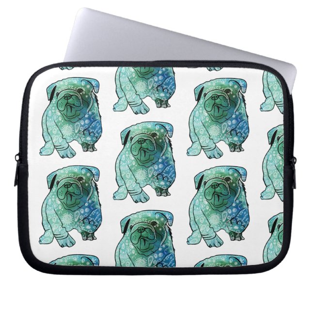 Funda Para Portátil Perro Bulldog francés Neoprene Funda portátil de 1 (Frente)