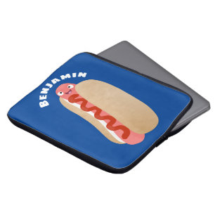 Funda Para Portátil Perro caliente divertido lindo personalizado Weine