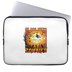 Funda Para Portátil Perro Caza Zombies Fantasmas de Halloween Bruja Lu