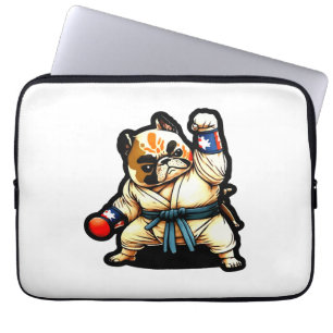 Funda Para Portátil perro conoce a karate