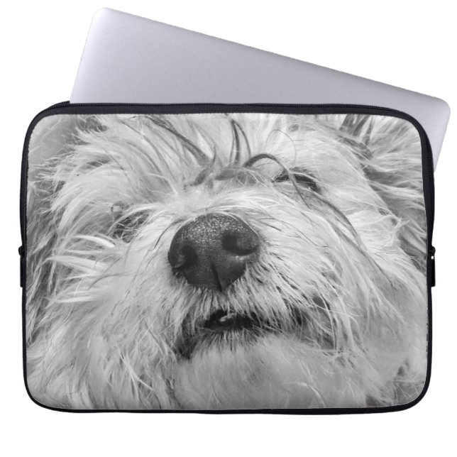 Funda Para Portátil Perro Coton de Tulear (Frente)