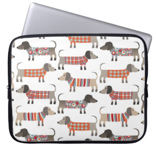 Funda Para Portátil Perro Dachshund Sausage