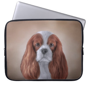 Funda Para Portátil Perro de aguas de rey arrogante Charles del perro