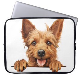 FUNDA PARA PORTÁTIL PERRO DE CACHORA DE BROWN AUSTRALIANO