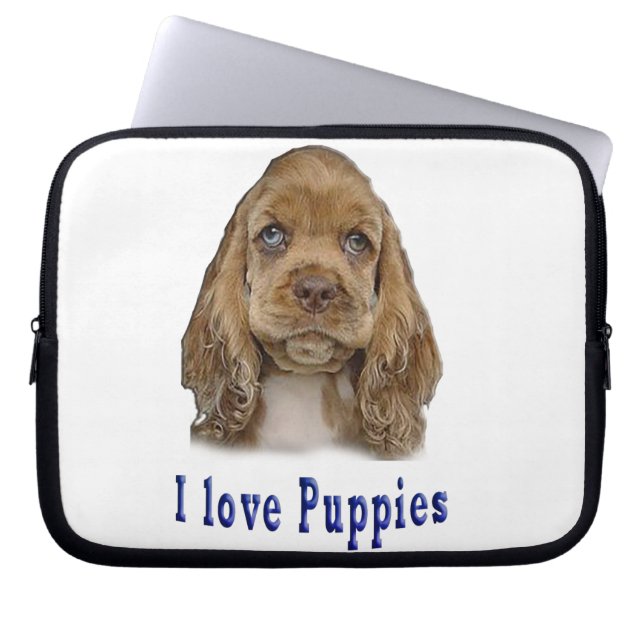 Funda Para Portátil Perro de cachorro (Frente)