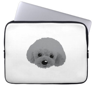 Funda Para Portátil Perro de cangrejo (gris)