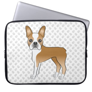 Funda Para Portátil Perro de Dibujos Animados Boston Terrier Cervatill
