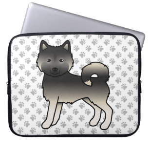 Funda Para Portátil Perro de dibujos animados lindo Agouti Alaskan Mal