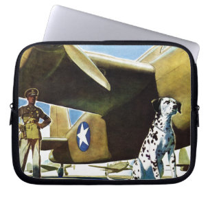 Funda Para Portátil Perro de ejército