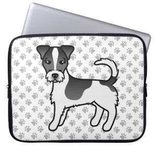 Funda Para Portátil Perro de raza Jack Russell Terrier de pelaje ásper