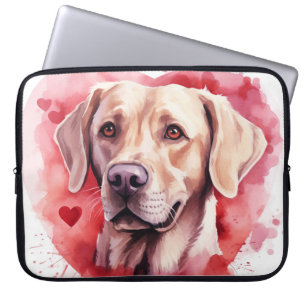 Funda Para Portátil PERRO DE RECUPERACIÓN DE TRABAJADOR AMARILLO DE bo