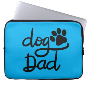 Funda Para Portátil Perro Divertido Huella de Perro Papá Perro