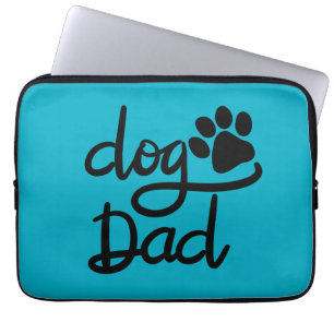 Funda Para Portátil Perro Divertido Huella de Perro Papá Perro