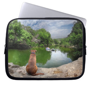 Funda Para Portátil Perro en Barton Creek - Austin Texas