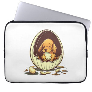 Funda Para Portátil perro en el huevo.