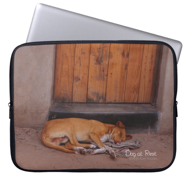 Funda Para Portátil Perro en reposo (Frente)