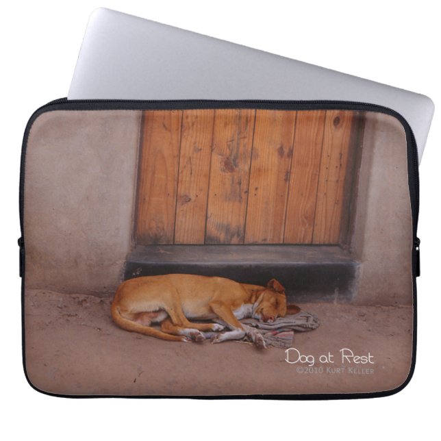 Funda Para Portátil Perro en reposo (Frente)
