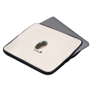 Funda Para Portátil Perro Labrador de chocolate lindo - Bailey Regal