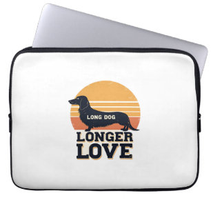 Funda Para Portátil Perro Largo Amor Más Largo Dachshund Vintage Atard