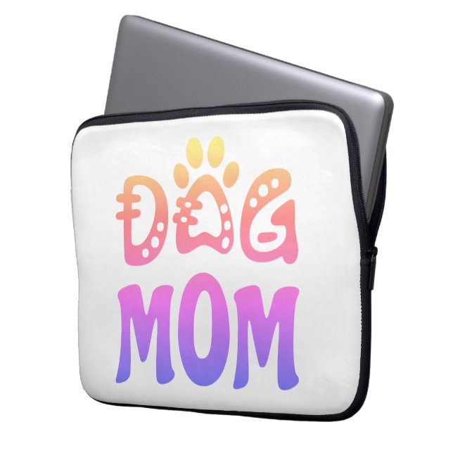 Funda Para Portátil Perro Mamá (Anverso izquierdo)