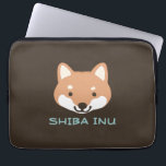 Funda Para Portátil Perro Shiba Inu con texto Personalizado<br><div class="desc"></div>