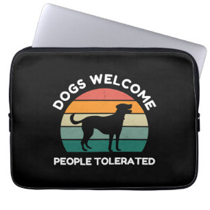 Funda Para Portátil Perros Bienvenidos, Personas Toleradas - Amante Di