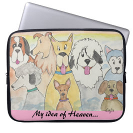 Funda Para Portátil Perros en el Cielo