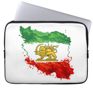 Funda Para Portátil Persian Lion & Sun Laptop Sleeve | Iran Map Laptop