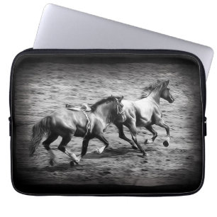 Funda Para Portátil Persiguiendo la libertad - Arte equino