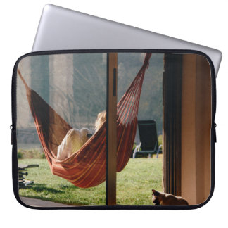 Funda Para Portátil Persona con oscilación marrón