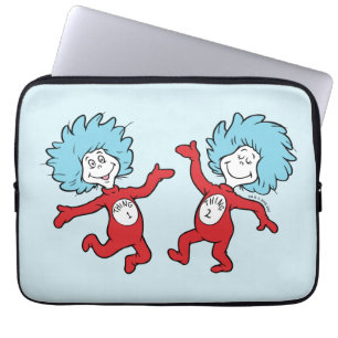 Funda Para Portátil Personaje de Dr. Seuss Cosa 1 y Cosa 2