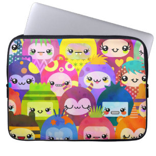 Funda Para Portátil Personajes de dibujos animados coloridos y lindos