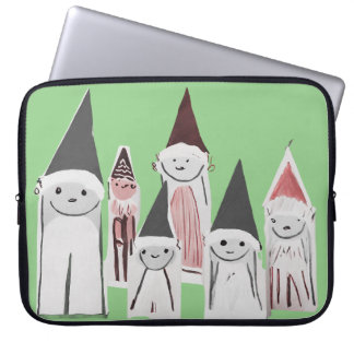 Funda Para Portátil Personajes de Navidad Pequeños y Lindos Dibujados