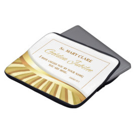 Funda Para Portátil Personalice, aniversario de oro de la vida religio
