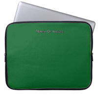Personaliza con iniciales de nombre Verde  