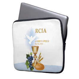 Funda Para Portátil Personaliza, Felicitaciones RCIA Sacramento Católi