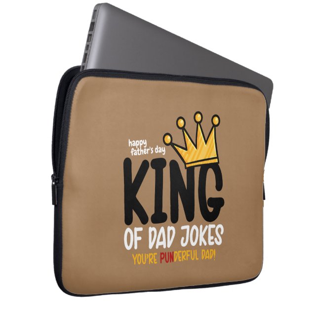 Funda Para Portátil Personaliza los Chistes del Rey de Papá (Anverso derecho)