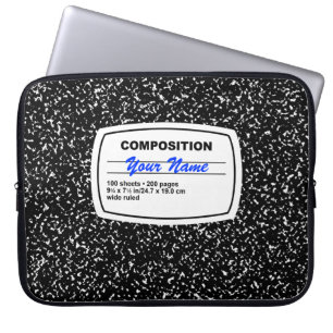 Funda Para Portátil Personalizable de bloc de notas de composición
