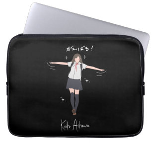 Funda Para Portátil Personalizable de chica uniforme de Anime estético