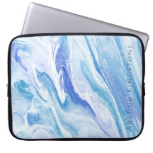 Personalizable de mármol azul turquesa