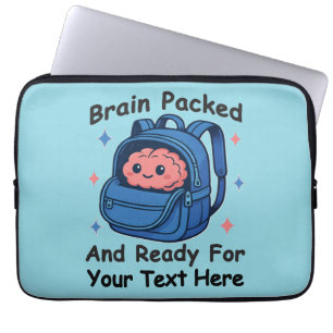 Funda Para Portátil Personalizable de vuelta a la escuela "listo para