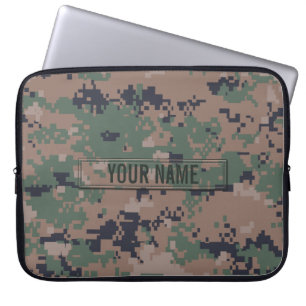 Funda Para Portátil Personalizable del camuflaje del arbolado de