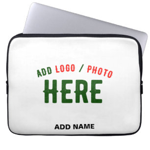 FUNDA PARA PORTÁTIL PERSONALIZABLE MODERNO ESTILO BLANCO VERIFICADO MA