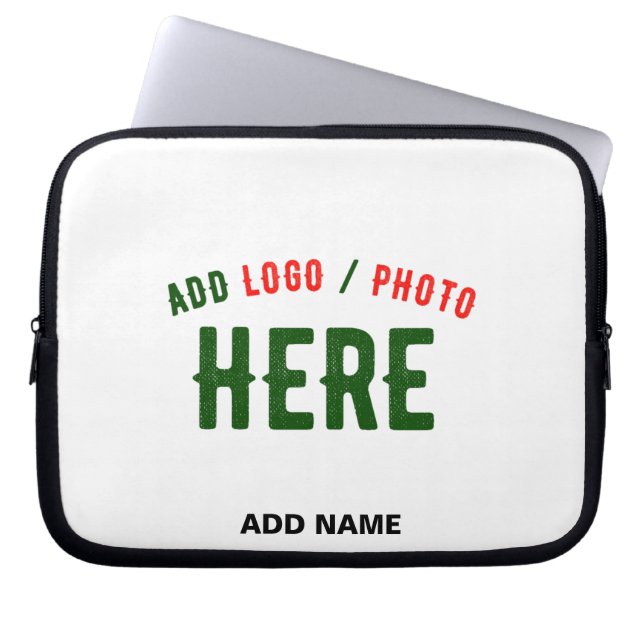 FUNDA PARA PORTÁTIL PERSONALIZABLE MODERNO ESTILO BLANCO VERIFICADO MA (Frente)