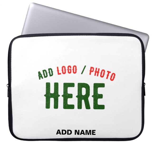 FUNDA PARA PORTÁTIL PERSONALIZABLE MODERNO ESTILO BLANCO VERIFICADO MA (Frente)