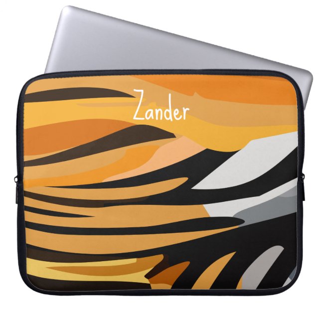 Funda Para Portátil personalizable "Tiger Pelt" (Frente)