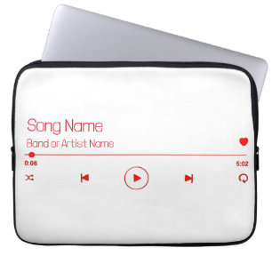 Funda Para Portátil Personalizable tu música favorita
